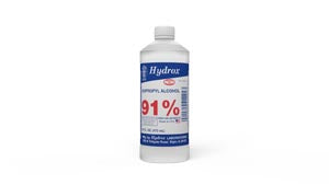 Hydrox Laboratories Isopropyl Alcohol. Ltd Qty Alcohol 91 Iso Rnd Btl16Oz 12Btl/Cs, Case