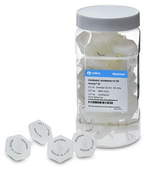 CYTIVA SYRINGE FILTER, WHATMAN ANOTOP 25 PLUS, 0.1µM PORE SIZE, ANOPORE WITH PREFILTER, STERILE, 50/PK 1/PACK 6809-4112 **SO
