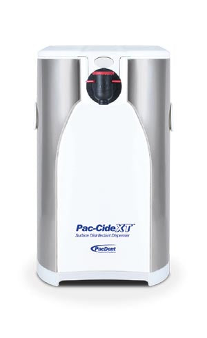 Pacdent Pac-Cide Xt™ Dispensers. Dispenser Ss Paccide Xt101.44Fl Oz 1/Cs, Case