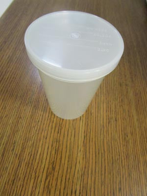 Medegen Sterile Specimen Container. Container Specimen 8 Oz Stsnap Cap W/Lid 100/Cs, Case