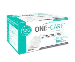 Medivena One-Care® Pen Needles. Needle Pen 32Gx4Mm Green100/Bx, Box