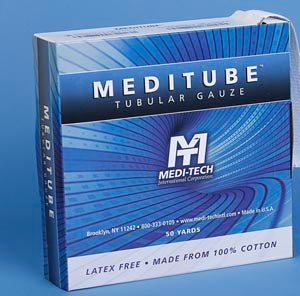 Medi-Tech International Meditube™ Cotton Tube Gauze. Gauze Cotton Tube 50Yds Sz1Width 5/8In, Each