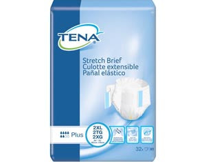 Essity Hms Tena® Stretch™ Briefs. Brief Plus 2Xl Wht 32/Pk2Pk/Cs, Case