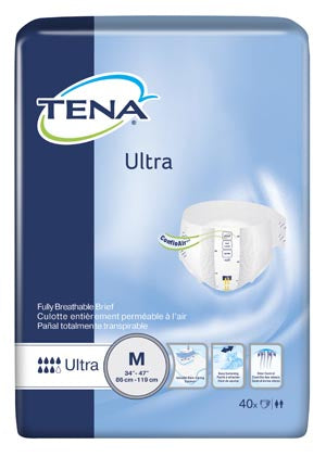 Essity Hms Tena® Ultra Brief. Proskin™ Ultra Briefs, Medium, 34" - 47" Hip Size, Gray, 40/Pk, 2 Pk/Cs (Continental Us Only). Brief Ultra Md Gray 40/Pk