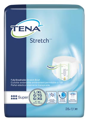 Essity Hms Tena® Stretch™ Briefs. Brief Super Lg/Xl Grn 28/Pk2Pk/Cs, Case