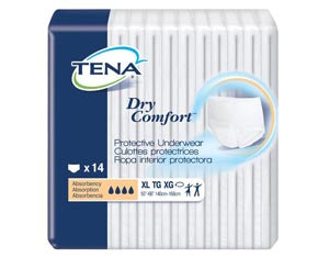 Essity Hms Tena® Dry Comfort® Protectiveunderwear. Underwear Unisex Xl Wht14/Pk 4Pk/Cs, Case