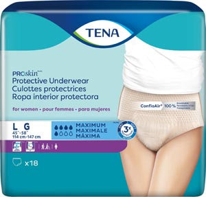 Essity Hms Tena® Proskin™ Underwear. Underwear Women Lg Nude4Pk/Cs, Case