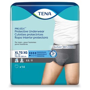Essity Hms Tena® Proskin™ Underwear. Underwear Men Xl Grey 14/Pk4Pk/Cs, Case