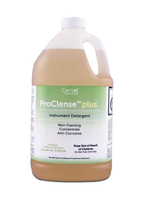 Certol Proclense™ Plus. Instrument Detergent, 1 Gallon Bottle, 1 Oz Pump, 4/Cs. Proclense Plus 1 Gal Btlw/Pump 4/Cs, Case
