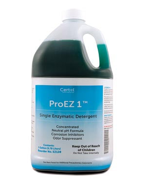 Certol Proez™ 1. Single Enzymatic Detergent Concentrate, 1 Gallon, 1 Oz Pump, 4/Cs (Minimum Expiry Lead Is 90 Days) (Item Is Non-Returnable). Proez1 S