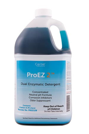 Certol Proez 2™ Dual Enzymatic Instrument Detergent. Prozymatic Enzymatic Detergentconcent Gal W/Pump 4/Cs, Case