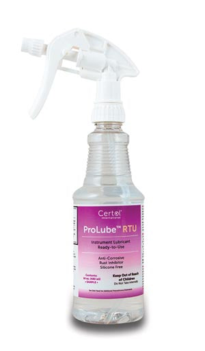 Certol Prolube Lubricant Ready To Use. Instrument Lubricant Prolubeready To Use 32 Oz 15/Cs, Case