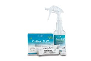 CERTOL PROSPRAY™ C-60, CONCENTRATED SURFACE DISINFECTANT/ CLEANER INTRO KIT, INCLUDES: 24½ OZ UNIT DOSE, 2-16 OZ SQUIRT BOTTLES & 2 SPRAY CAPS (ITEM I