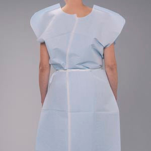 Tidi Tissue Poly Tissue Patient Gown. Gown Exam Blu 30X42 50/Cs, Case