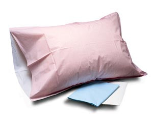 Tidi Disposable Pillowcases. Pillowcase, 21" X 30", Tissue/ Poly, Blue, 100/Cs. Pillowcase T/P Blu 21X30 100/Cs, Case