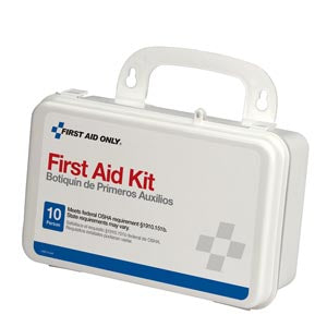 First Aid Only/Acme United First Aid Kits. First Aid Kt 10 Person Plasticcs Custom Logo 48/Cs (Drop), Case
