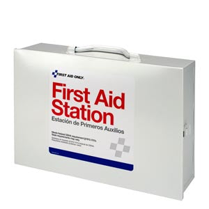 First Aid Only/Acme United First Aid Station - 2 Shelf. First Aid Metal Cabinet 2Shelfcustom Logo 10/Cs (Drop), Case