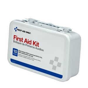 First Aid Only/Acme United First Aid Kits. First Aid Kt 10Person Vehicleweathrprf Stl Cust Logo(Drop), Each
