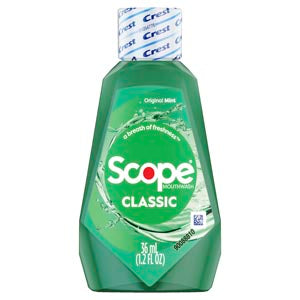 P&G Crest® Scope® Classic Mouthwash. Mouthwash Scope Classic36Ml Orig Mint 48/Cs, Case