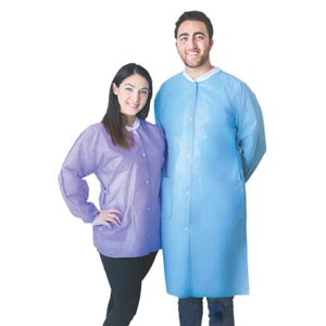 Dukal Unipack Personal Protection. Coat Lab Fitme 2Xl Teal/Grn10/Bg, Bag