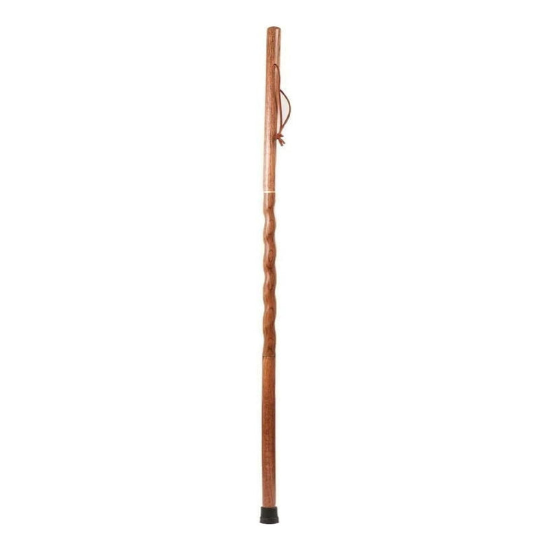Brazos™ Twisted Oak Traveler'S Handcrafted Walking Stick, 55-Inch, Red, Sold As 1/Each Mabis 602-3000-1325