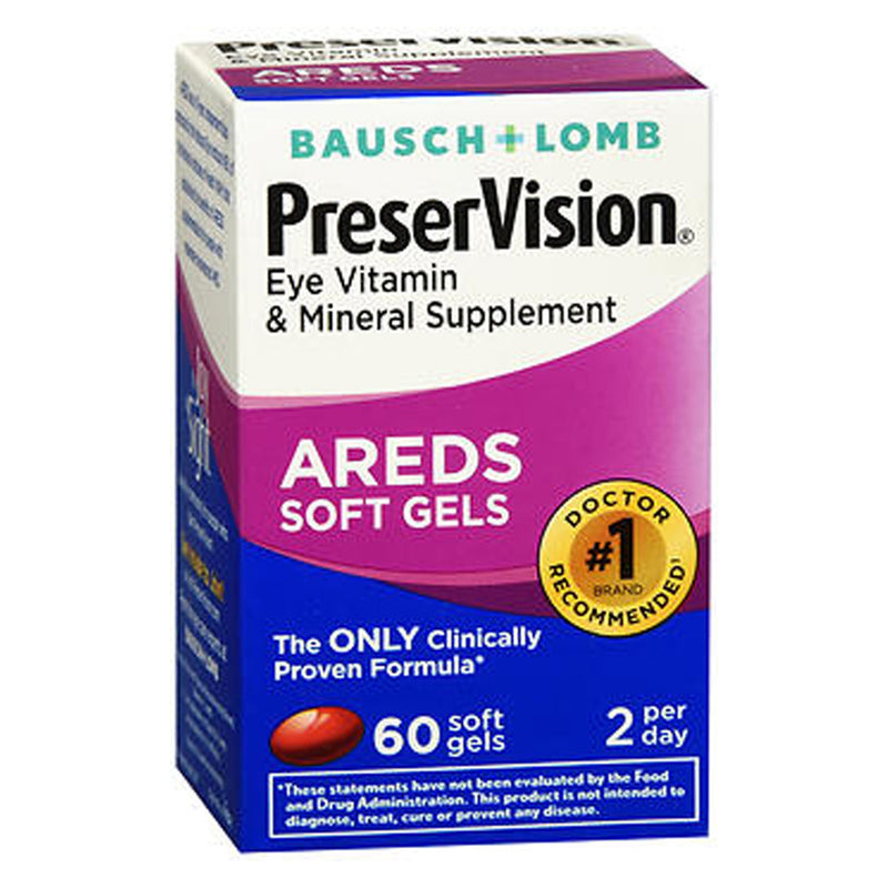 Preservision® Areds Multivitamin/Multimineral Supplement, Sold As 60/Box Bausch 32420853210
