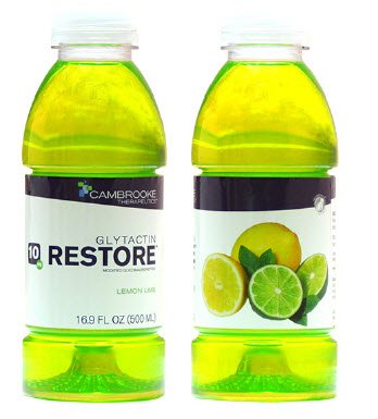 Glytactin® Restore Lemon-Lime Beverage For Phenylketonuria (Pku), 16.9-Ounce Bottle, Sold As 1/Each Cambrooke 35003