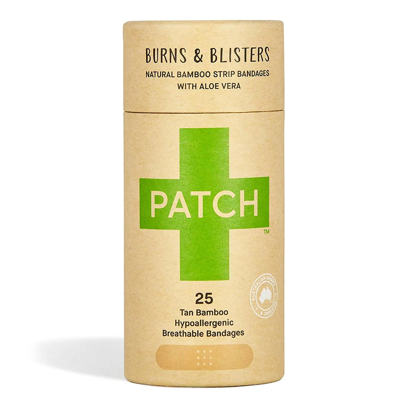 Patch™ Burns And Blisters Adhesive Strip With Aloe Vera, 3/4 X 3 Inch, Sold As 25/Carton Nutricare 35134700003