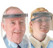 Face Shield One Size Fits Most Full Length Anti-Fog Disposable Nonsterile, Sold As 100/Case Salam 35-2404