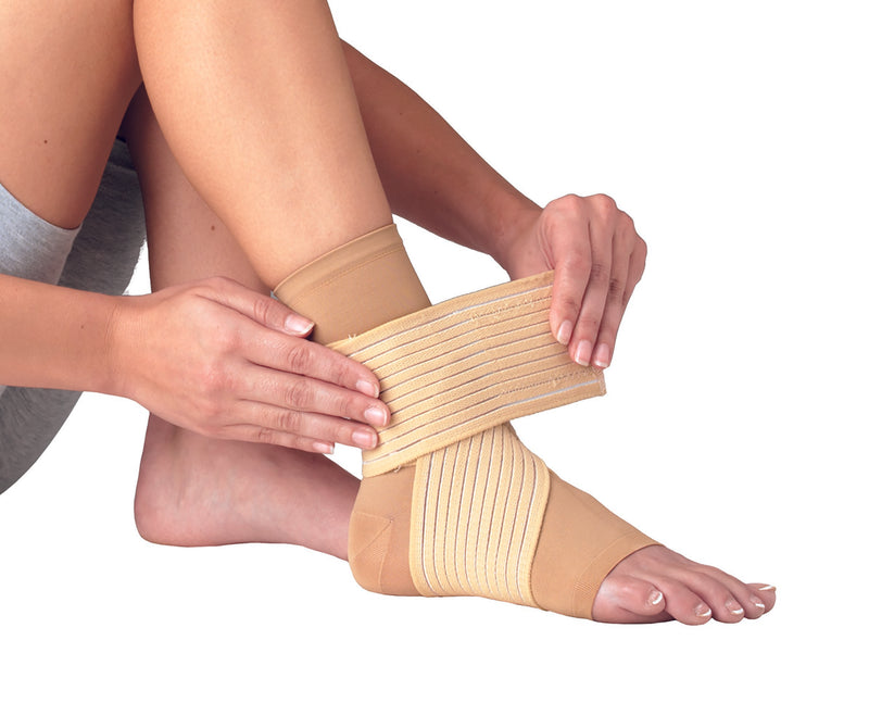 ANKLE SUPPORT PROCARE® DOUBLE STRAP LARGE PULL-ON   HOOK AND LOOP CLOSURE FOOT, SOLD AS 1/EACH, DJO 79-81367