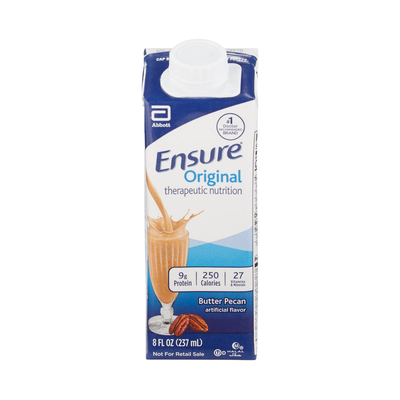 Ensure® Original Butter Pecan Therapeutic Nutrition Shake, 8-Ounce Carton, Sold As 24/Case Abbott 64935
