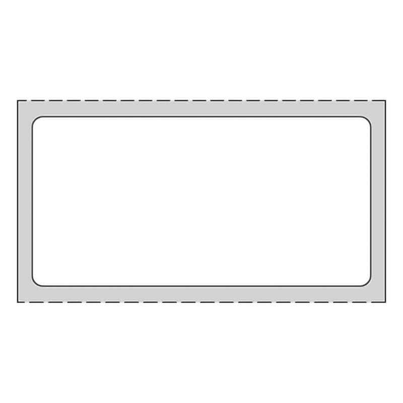 Pdc® White Blank Thermal Label, 1 X 2 Inch, Sold As 1300/Roll Precision Thermd16