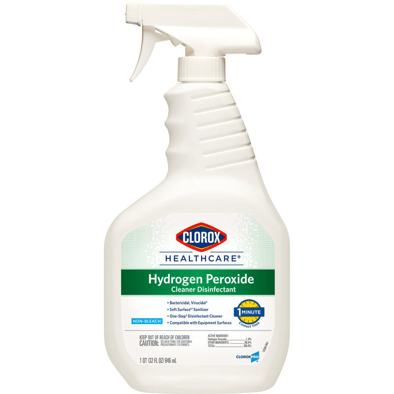 Clorox® Healthcare® Surface Disinfectant Cleaner, 32 Oz Trigger Spray Bottle, Sold As 1/Each The 30828