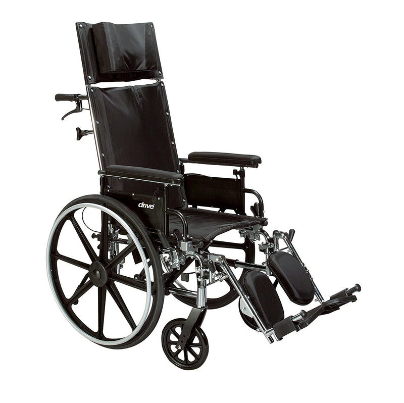 Drive™ Viper Plus Reclining Wheelchair, 16-Inch Seat Width, Sold As 1/Each Drive Pla416Rbdfa