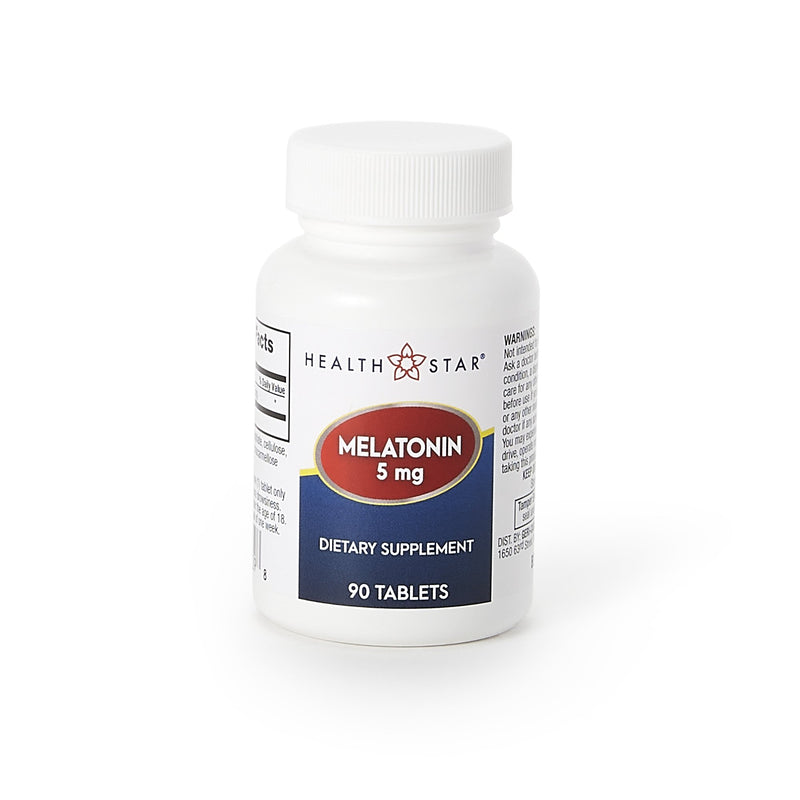 Health*Star® Melatonin Natural Sleep Aid, Sold As 1/Bottle Geri-Care 834-09-Hst