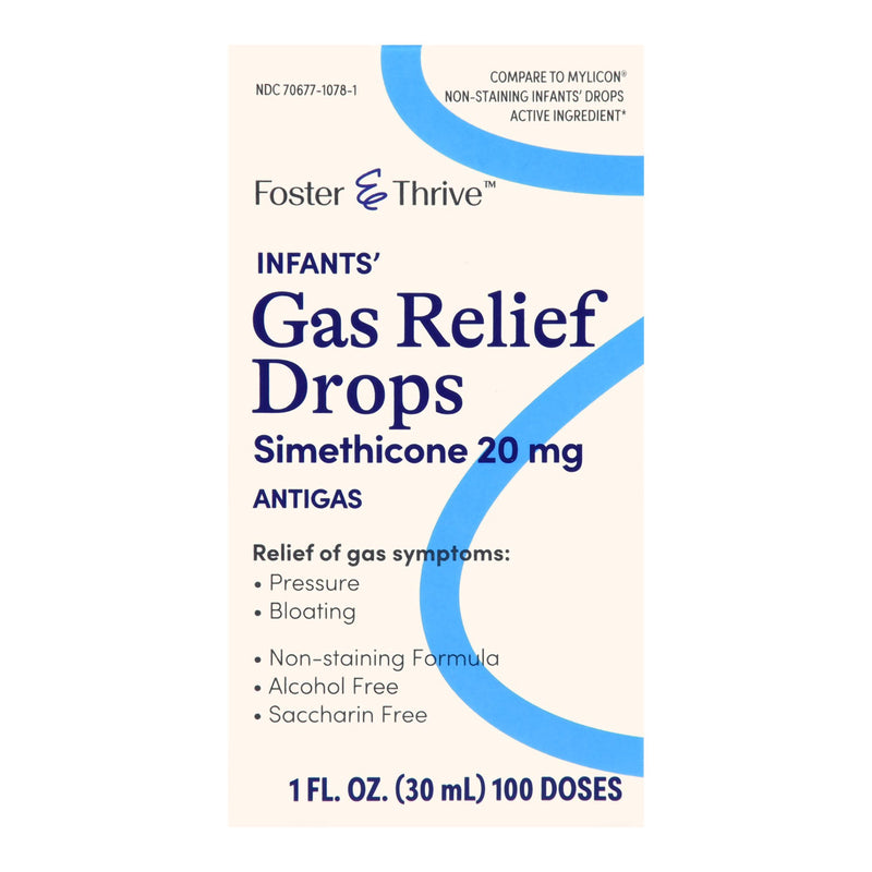 Foster & Thrive™ Simethicone Infant Gas Relief, 1-Ounce Dropper Bottle, Sold As 1/Bottle Mckesson 70677107801
