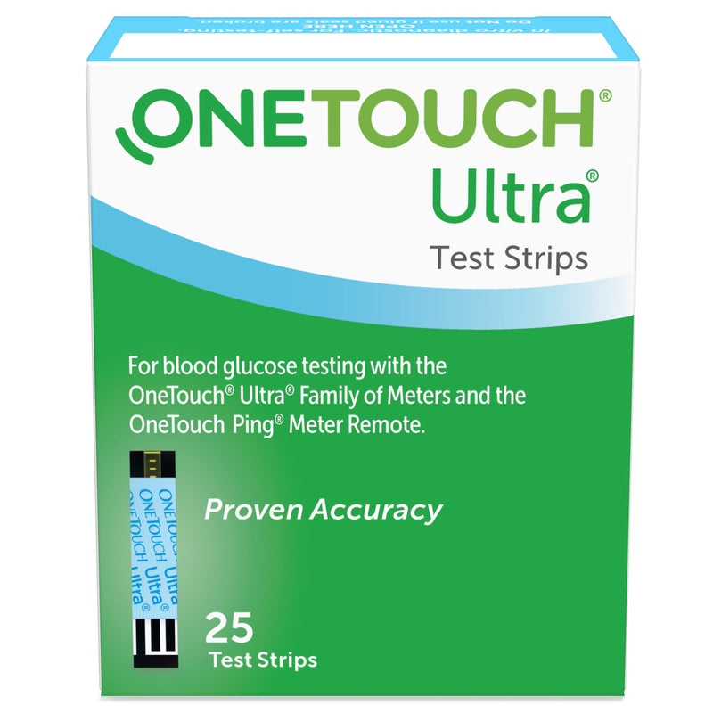 Onetouch® Ultra® 2 Blood Glucose Test Strips, Sold As 1/Box Lifescan 020994