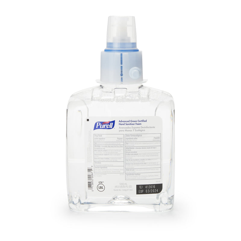 Purell® Advanced Foaming Hand Sanitizer 1200 Ml Dispenser Refill Bottle, Sold As 1/Each Gojo 1904-02