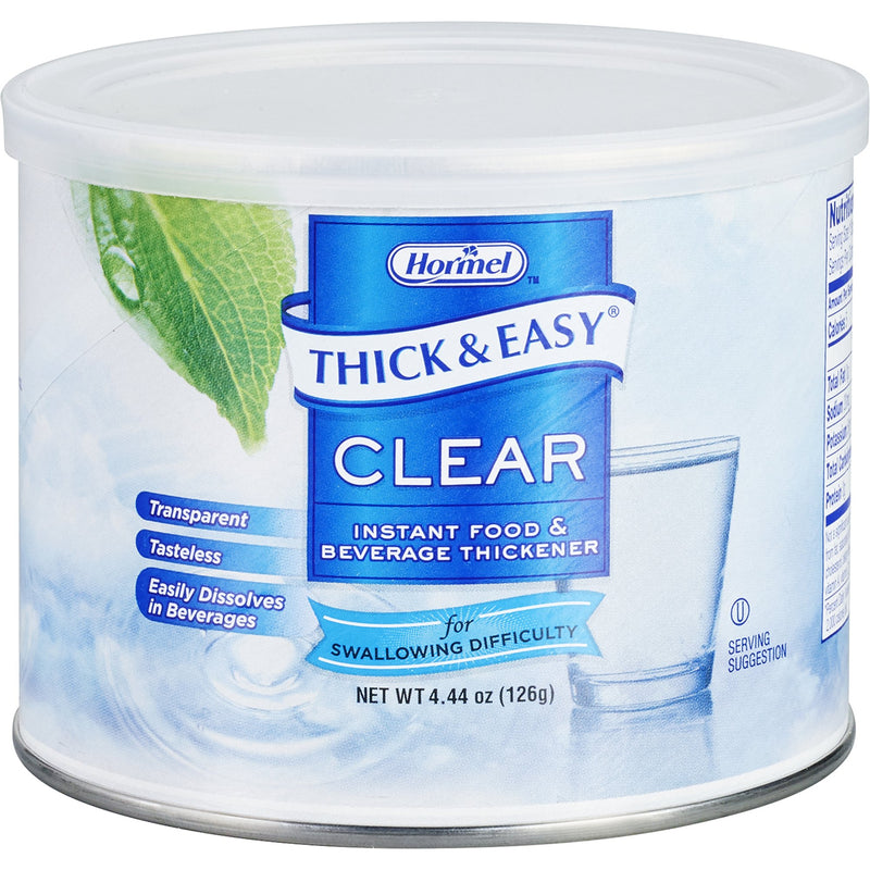 Thick & Easy® Clear Food And Beverage Thickener, 4.4-Ounce Canister, Sold As 4/Case Hormel 25544