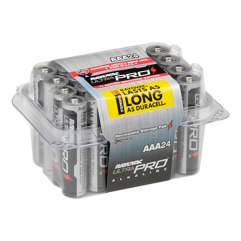 Alkaline Battery Rayovac® Ultra Pro™ Aaa Cell 1.5V Disposable 24 Pack, Sold As 288/Case Energizer Alaaa-24Pp
