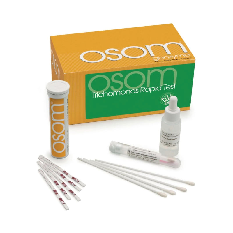 Osom® Trichomonas Vaginalis Infectious Disease Immunoassay Sexual Health Test Kit, Sold As 150/Case Sekisui 181