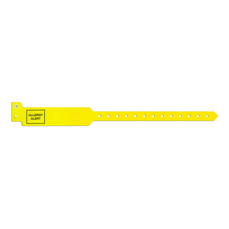 Sentry® Superband® Allergy Alert Patient Identification Band, 12 – 13 Inch, Yellow, Sold As 250/Box Precision 5052-14-Pdj