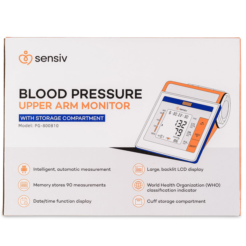 Sinsiv Upper Arm Blood Pressure Monitor, Sold As 1/Each Acutens Senbpua