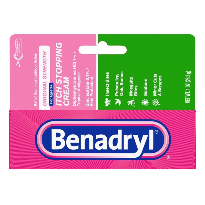 Benadryl® Itch Stopping Cream, Sold As 1/Each Glaxo 00501320001