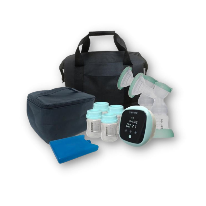 Zomee Double Electric Breast Pump Kit, Sold As 1/Each Zev Ny Z1 Bundle