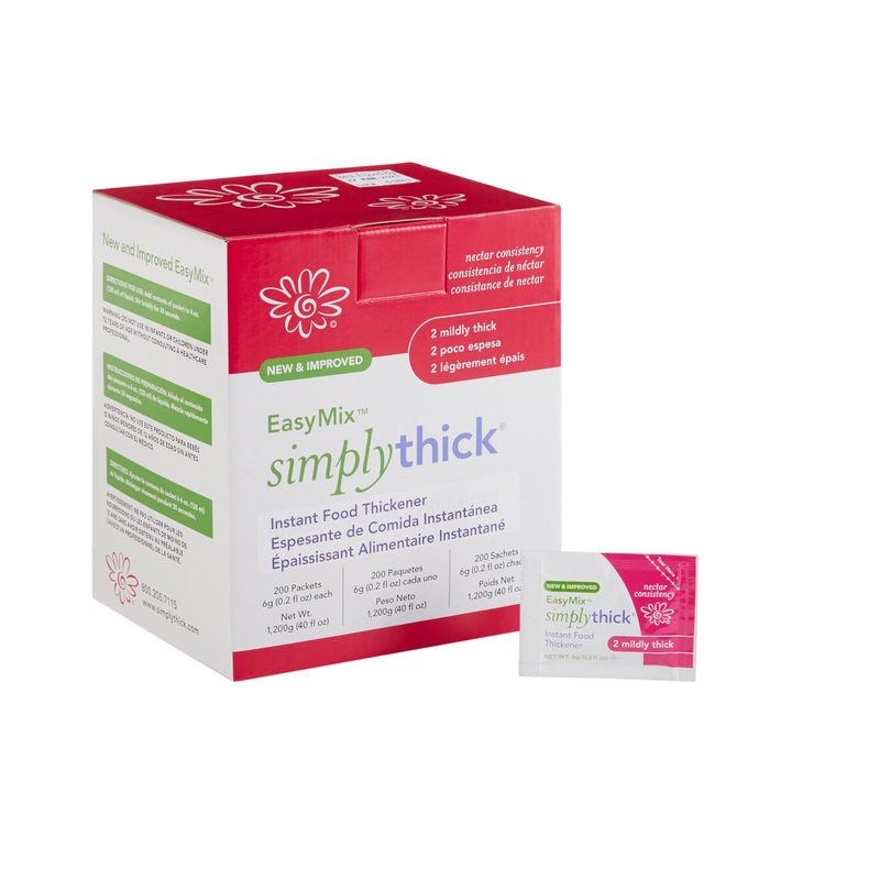 Easymix Simplythick Nectar Consistency Instant Food And Beverage Thickener, 6-Gram Packet, Sold As 200/Box Simply Stind200L2