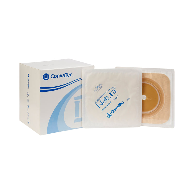 Sur-Fit Natura® Colostomy Barrier With 1 7/8-2½ Inch Stoma Opening, Tan, Sold As 10/Box Convatec 125266