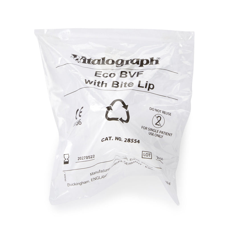 Filter, Bacterial Viral Eco W/Bite Lip (75/Bx), Sold As 75/Box Vitalograph 28554