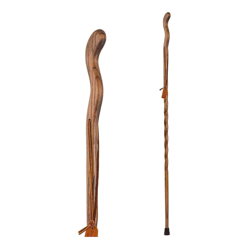 Brazos™ Twisted Oak Ergonomic Fitness Handcrafted Walking Stick, 55-Inch, Sold As 1/Each Mabis 602-3000-1090