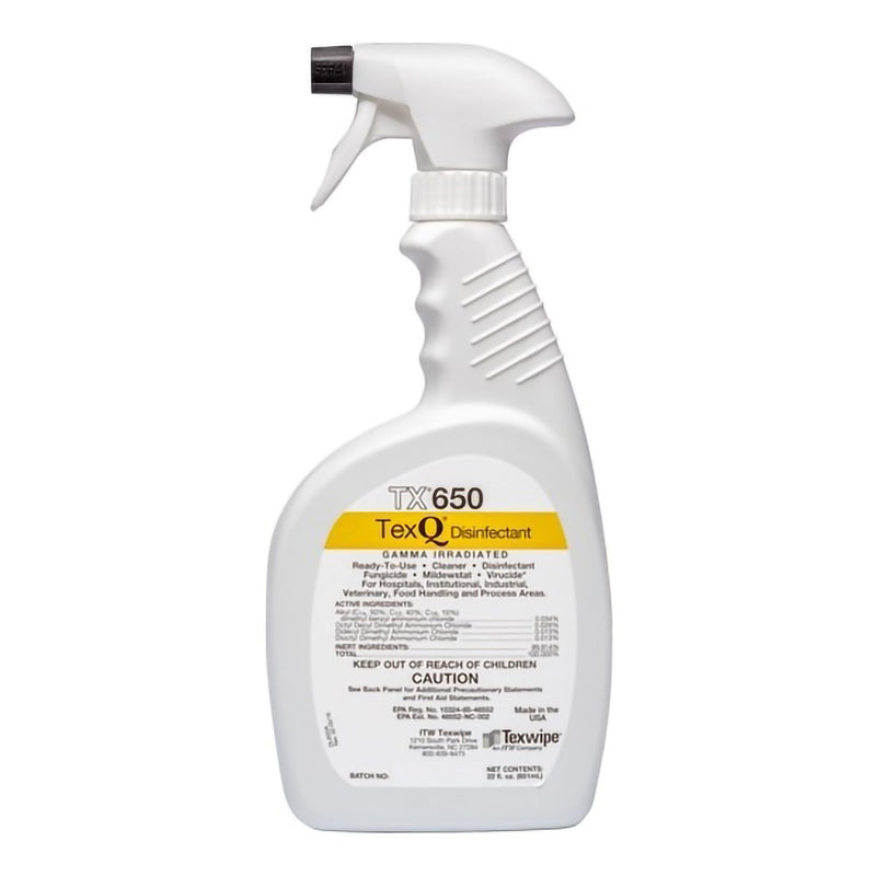 Disinfectant, Trigger Spray Texq Ready-To-Use 22Oz (12/Cs), Sold As 12/Case Texwipe Tx650